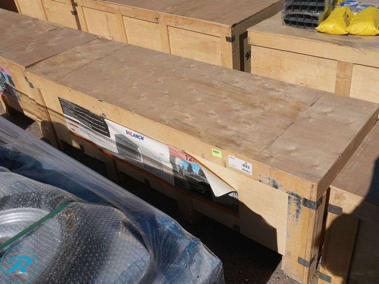 New SD Lanch SDLC1220 Metal Carport, Enclosed Sides, 12' x 20' - Roller Auctions