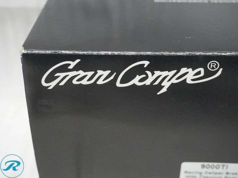 Gran Compe 9000TI Racing Caliper Brakes with Titanium Parts, Front and Rear, Silver - Roller Auctions