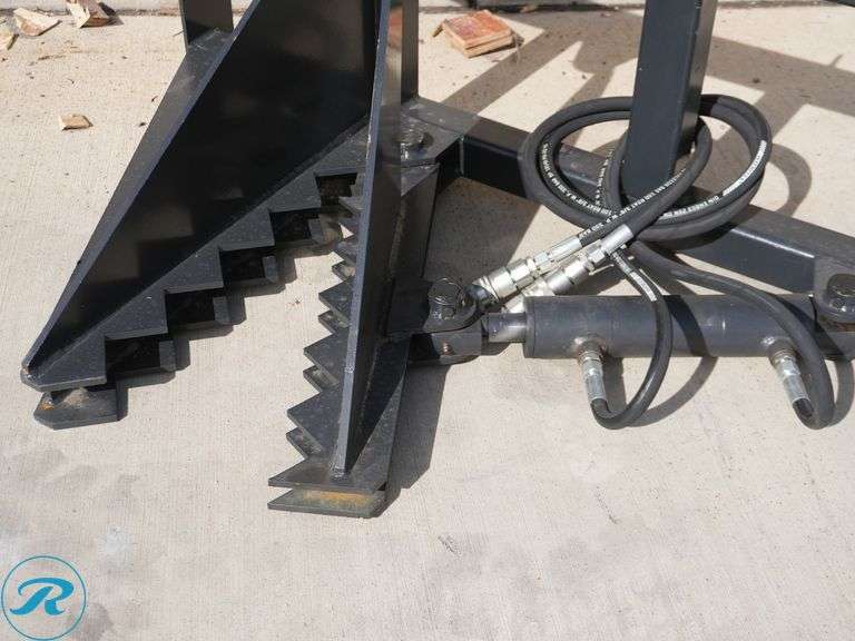 New JCT Hydraulic Tree Pulling Attachment to Fit Skid Steer Loader ...