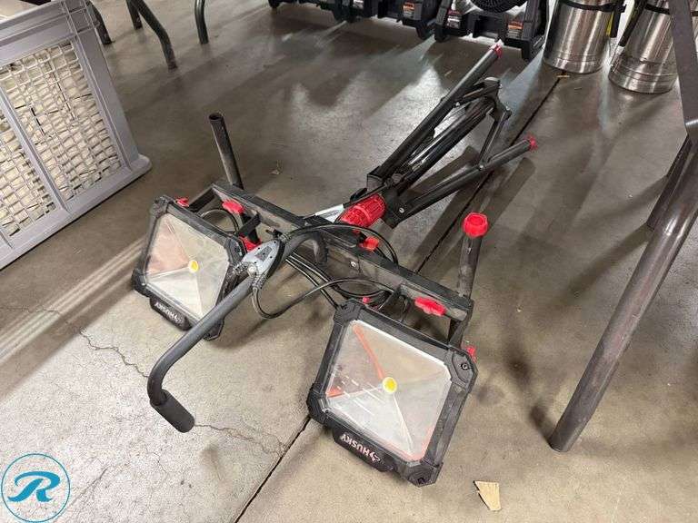 Husky Dual-Head LED Work Light with Adjustable Stand - Roller Auctions