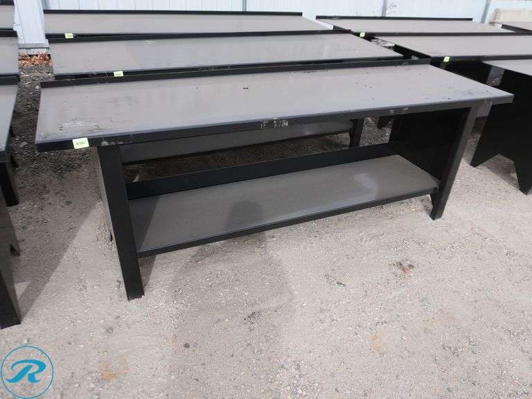 New Kit Containers Metal Work Bench, 90" x 28" - Roller Auctions
