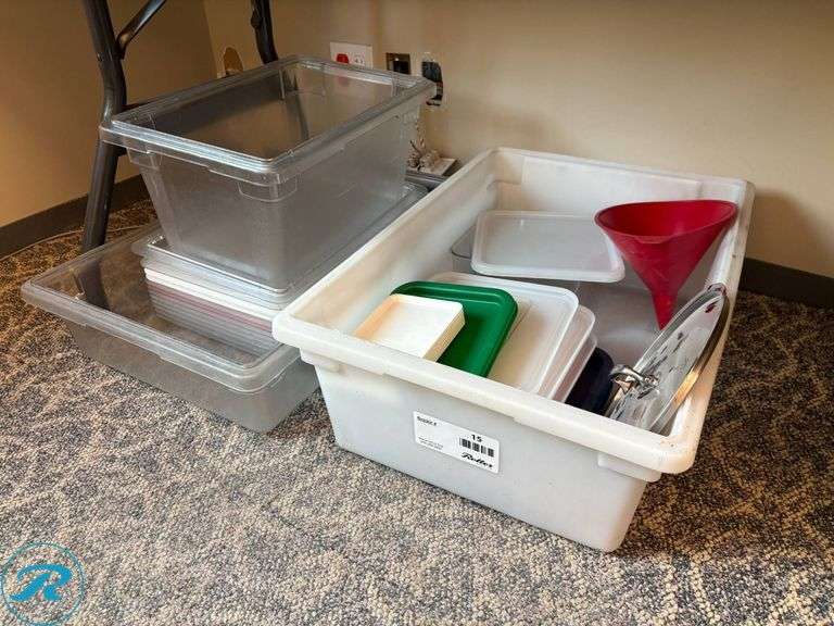 Plastic Storage Containers with Lids