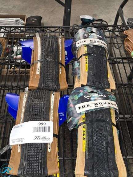 (4) Bike Tires; Panaracer GravelKing and Sim Works ‘The Homage’ - Roller Auctions