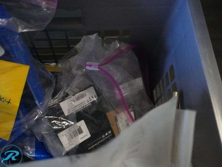 Crate of Suspension Parts and Clutch Crank Storage - Roller Auctions