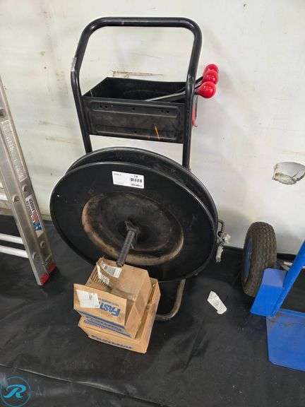 Steel Strapping Cart with Tools, Steel Straps, and Seals