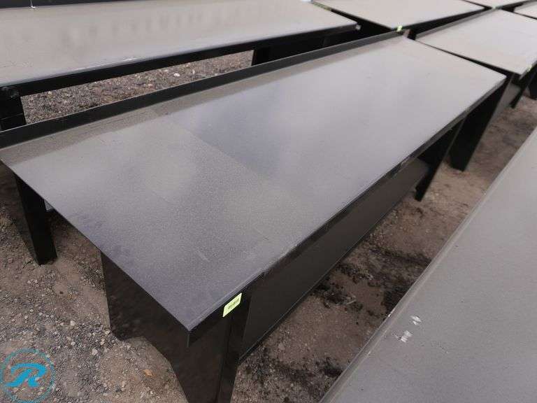 New Kit Containers Metal Work Bench, 90" x 28" - Roller Auctions