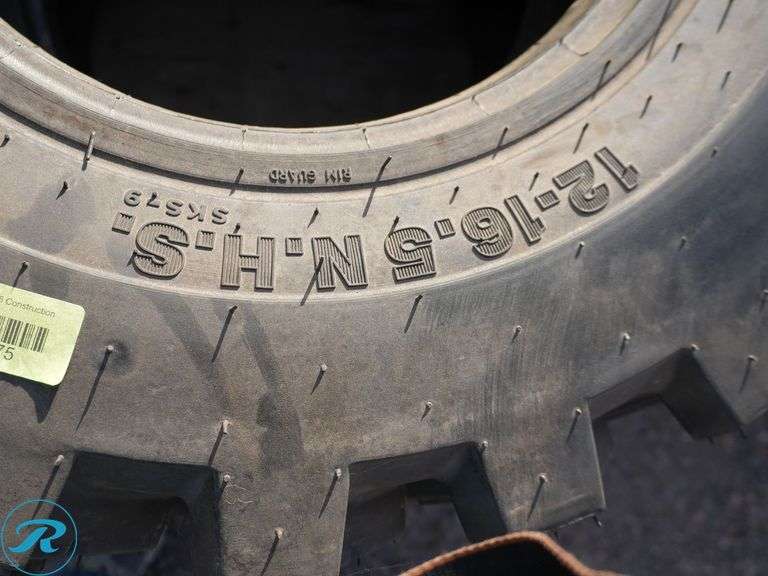 Set of (4) New Forerunner 12-16.5 SKS9 Skid Steer Tires - Roller Auctions