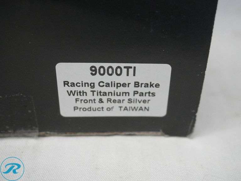 Gran Compe 9000TI Racing Caliper Brakes with Titanium Parts, Front and Rear, Silver - Roller Auctions