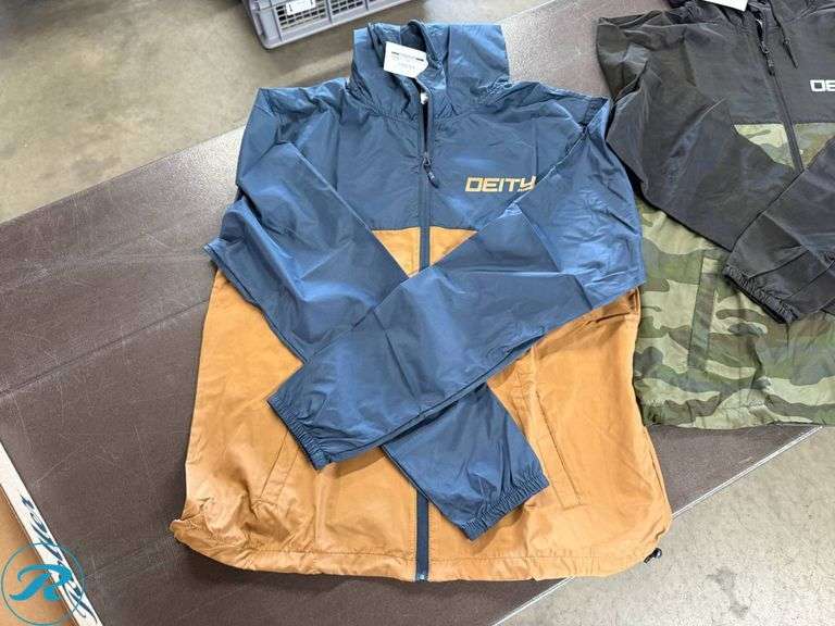 (2) Deity Fastback Men’s Windbreakers, Size L - Roller Auctions