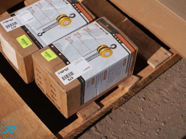 New Land Honor LHR-2L2T3M 2-Ton Hand Chain Hoist - Roller Auctions