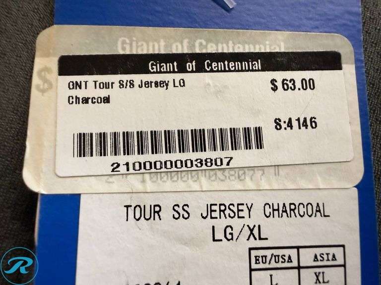 (2) Giant Tour Men’s Cycling Jerseys, Size L/XL - Roller Auctions