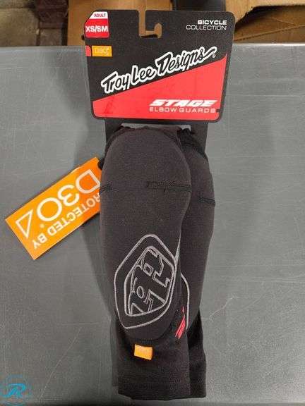 (4) Troy Lee Designs Stage Elbow Guards, Black, XS/SM - Roller Auctions