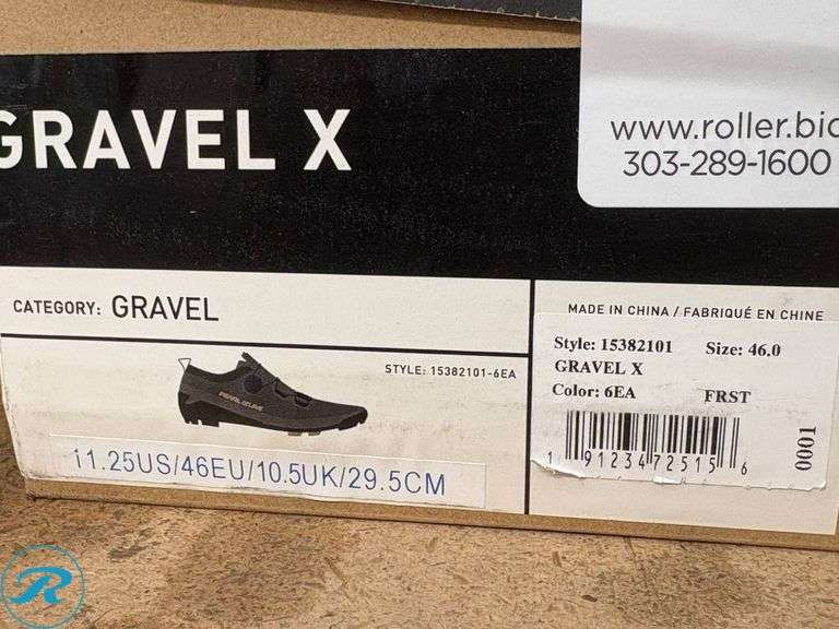 Pearl Izumi Gravel X Cycling Shoes, Size 46 EU, Olive Green - Roller Auctions