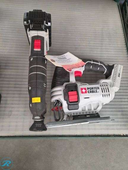 Porter-Cable PCC650 20V Max Cordless Oscillating Multi-Tool and PCC650 Jig Saw - Roller Auctions