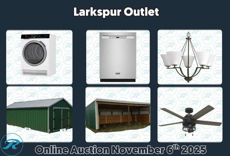 Don't Miss Out on the Larkspur Outlet Auction - Roller Auctions