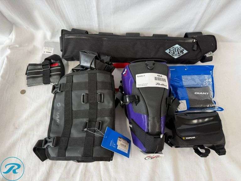 Tray of Assorted Bike Bags - Roller Auctions