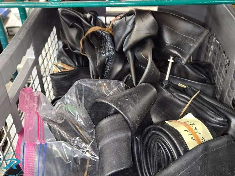 Crate of Bicycle Inner Tubes - Roller Auctions