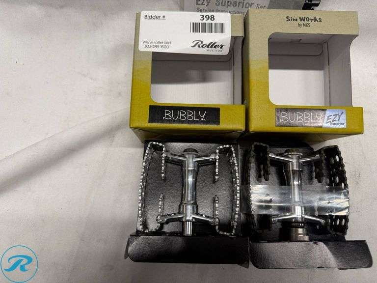 (2) MKS Sim Works Bubbly Pedal Sets - Roller Auctions