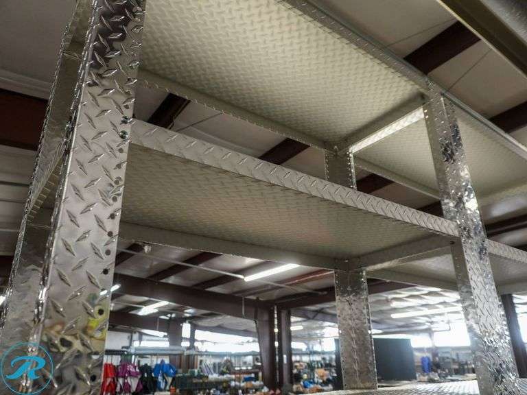 (2) 6-Tier Aluminum Shelving Units - Roller Auctions