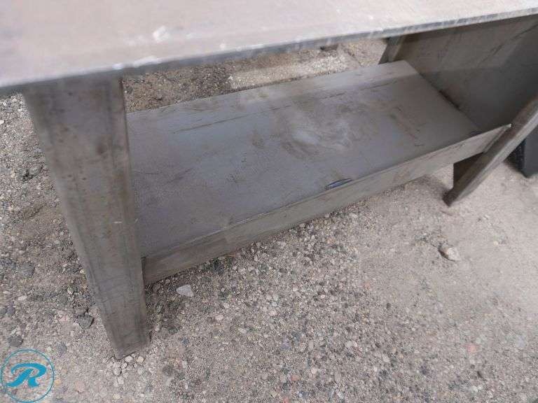 New Kit Containers Steel Welding Table, 57" x 30" - Roller Auctions