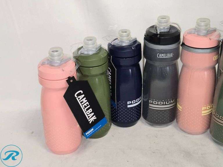 (7) CamelBak Podium Water Bottles - Roller Auctions