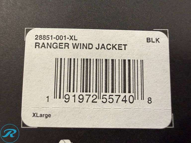 Fox Ranger Men’s Wind Jacket, Size XL - Roller Auctions