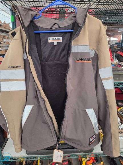 U-Haul Branded Hooded Jacket, Size XL - Roller Auctions