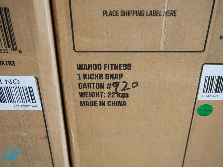 Wahoo KICKR SNAP Smart Bike Trainer - Roller Auctions