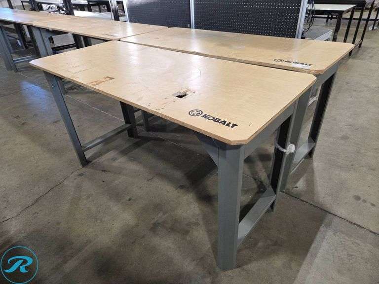 (2) Kobalt Wood and Metal Workbenches, 72" x 30"