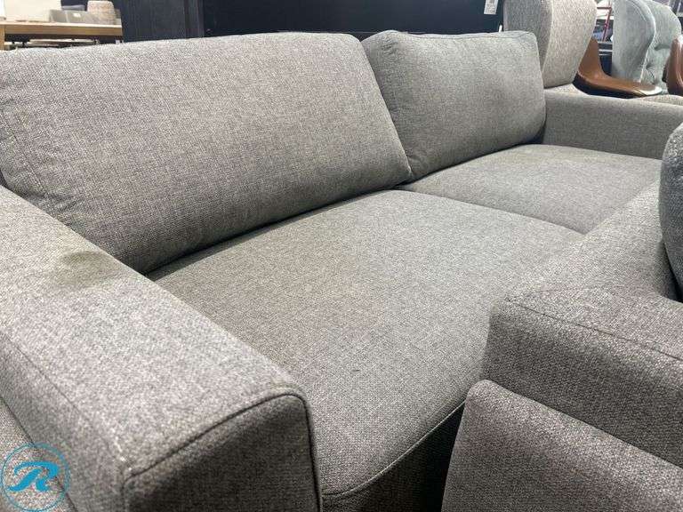 (2) Coaster Sofas in Gray Upholstery - Roller Auctions