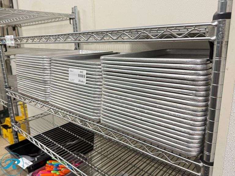 (56) Aluminum Perforated Sheet Pans