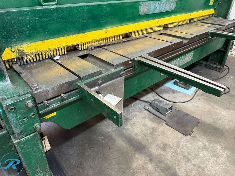 Wysong 1010-RD Mechanical Power Shear, S/N P32-1362, 10-Gauge Capacity - Roller Auctions