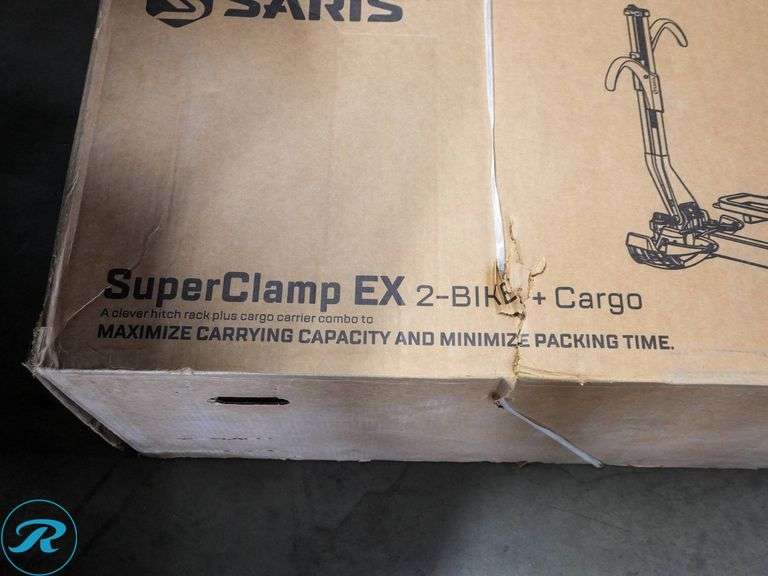 Saris SuperClamp EX 2-Bike + Cargo Hitch Mounted Rack - Roller Auctions