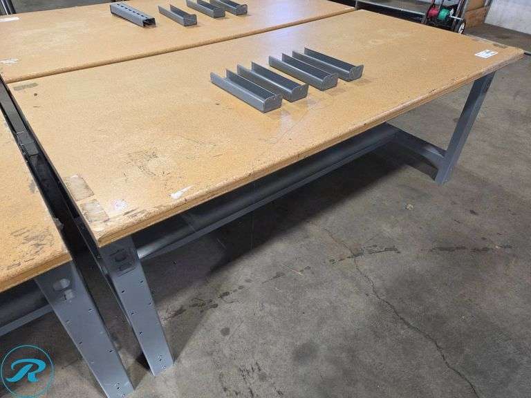 Uline Packing Table with Steel Frame and Particle Board Top, 72" x 36"
