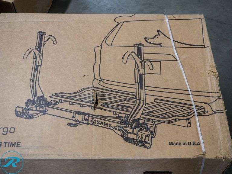 Saris SuperClamp EX 2-Bike + Cargo Hitch Mounted Rack - Roller Auctions