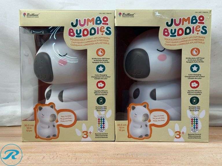 (2) Brilliant Innovations: Jumbo Buddies, Zuki- Like New - Roller Auctions