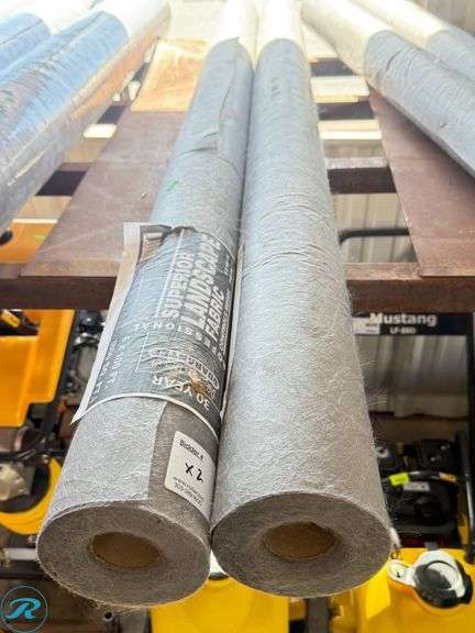 (2) Rolls of Superior Landscape Fabric, 6’x100′