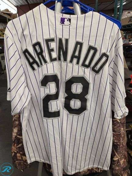 Majestic Colorado Rockies Arenado #28 Jersey, Genuine MLB Merchandise, XL - Roller Auctions