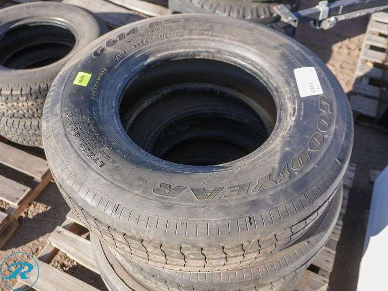 (3) Used LT235/85R16 Trailer Tires - Roller Auctions