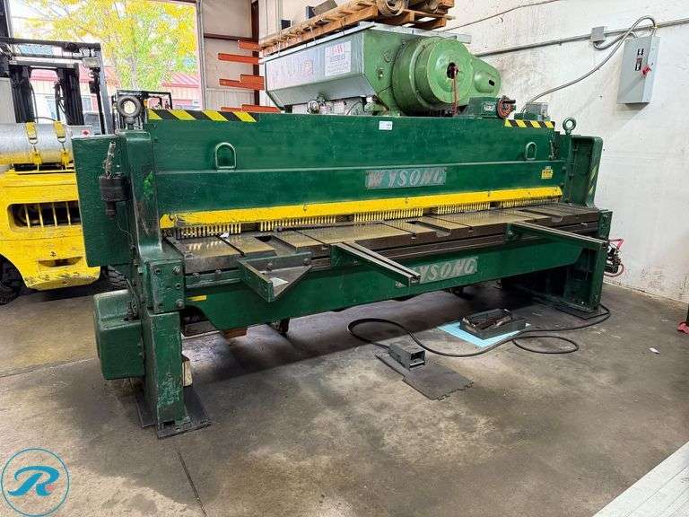 Wysong 1010-RD Mechanical Power Shear, S/N P32-1362, 10-Gauge Capacity