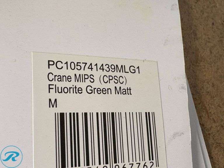 (2) POC Crane MIPS Bicycle Helmets, Fluorite Green and Basalt Blue, Matte Finish, Size M - Roller Auctions