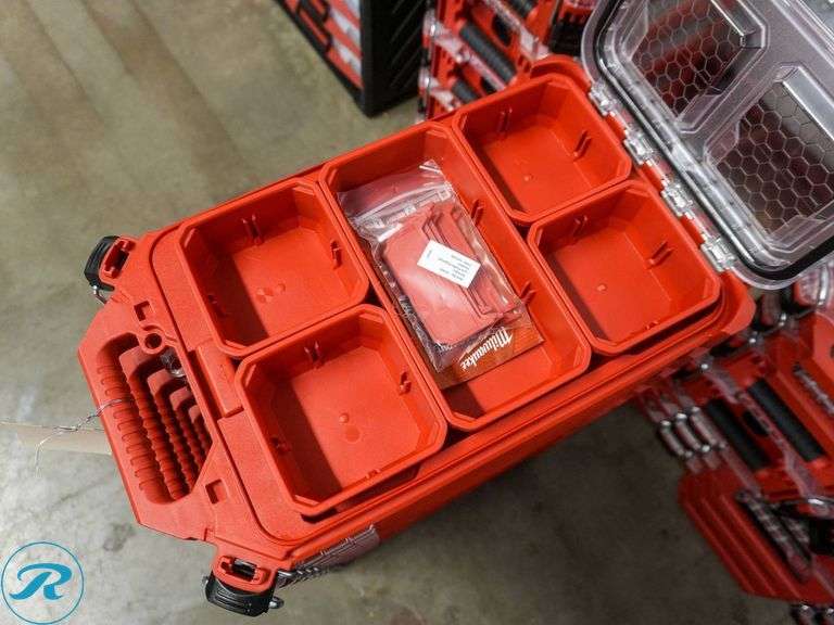 (11) Milwaukee Packout Storage Organizers - Roller Auctions