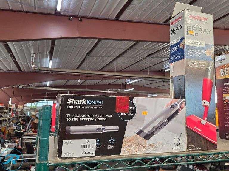 Shark ION W1 Cord-Free Handheld Vacuum and Rug Doctor Multi-Surface Spray Mop