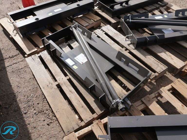 New JCT Bale Spear Attachment to Fit Skid Steer Loader, (2) Spears - Roller Auctions