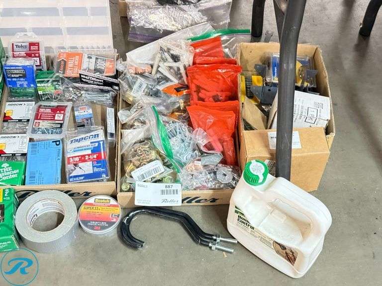 Fasteners, Hardware, and Accessories for Construction and Repair - Roller Auctions
