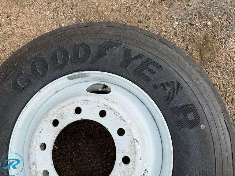 2007 Goodyear G149 RSA 11R22.5 Tire with Wheel - Roller Auctions