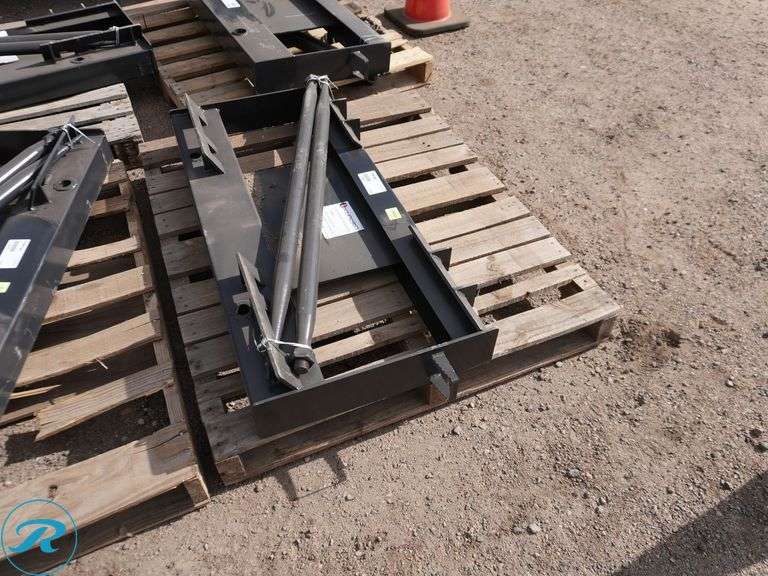 New JCT Bale Spear Attachment to Fit Skid Steer Loader, (2) Spears - Roller Auctions