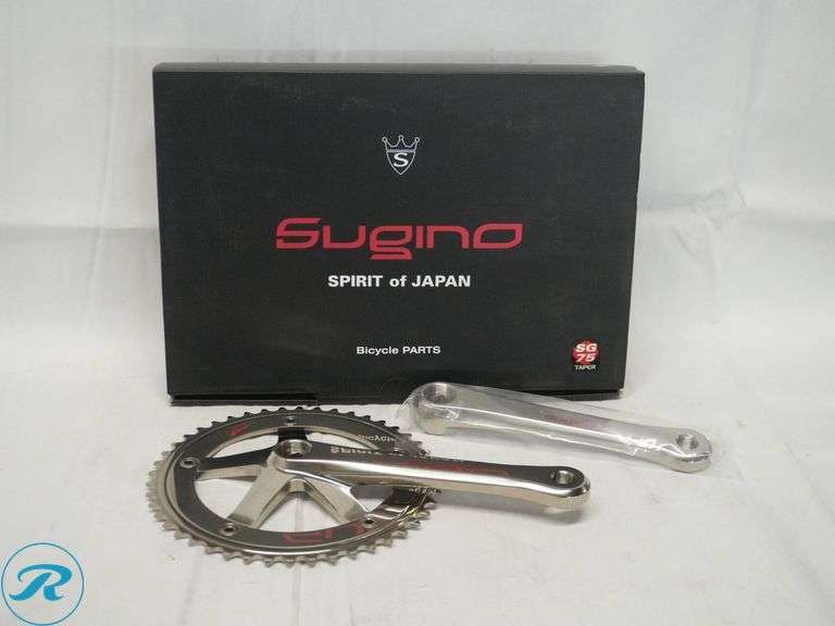 Sugino Super Zen 144 Track Racing Crankset with 46T Chainring - Roller Auctions