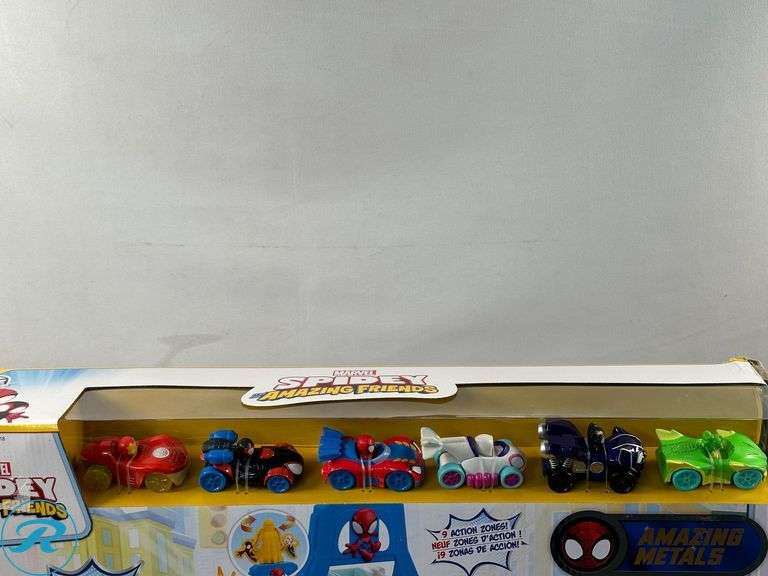 Pokémon: Vinyl 8" Figure 4-pack- New; Spidey: Amazing Metals City Track Set 6 Vehicles- New - Roller Auctions