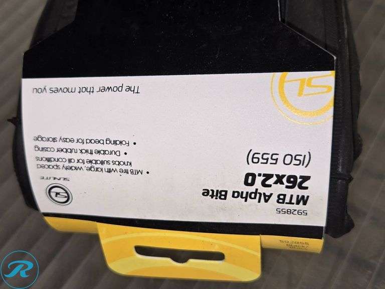 (8) MTB Alpha Bite 26×2.0 Tires - Roller Auctions
